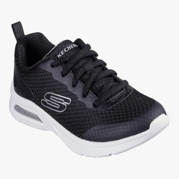 Skechers Other - NWT Skechers Unisex Boys Girls Microspec Max Kaptix Black Sneakers Tennis Shoes